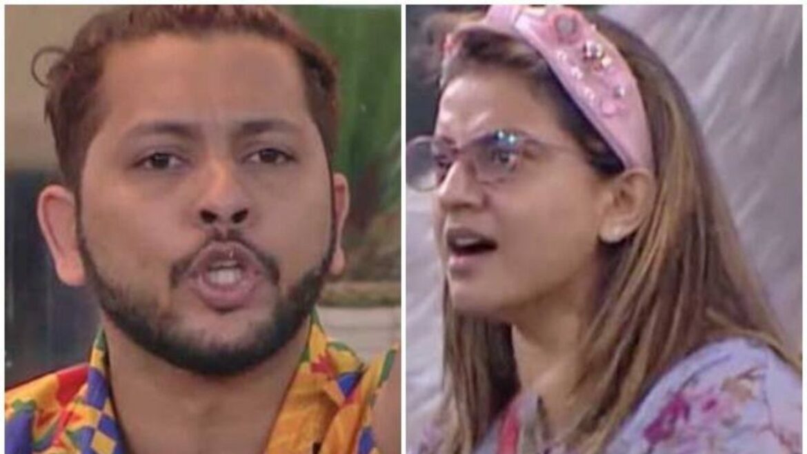 बिग बॉस के घर में अक्षरा सिंह ने लगा दी निशांत भट्ट की क्‍लास