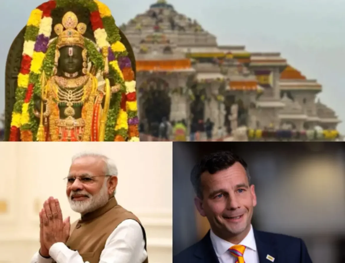 राम मंदिर में प्राण-प्रतिष्ठा पर न्यूज़ीलैंड के मंत्री ने की पीएम मोदी की तारीफ