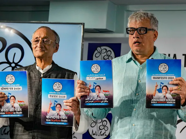 TMC के घोषणा पत्र में गरीबों को हर साल 10 मुफ्त सिलेंडर, हर महीने 5 किलो फ्री राशन