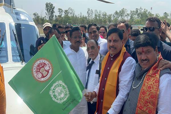 पीएमश्री धार्मिक पर्यटन हेली सेवा देवस्थलों के प्रति हमारी आस्था को जोड़ने का संकल्प है : मुख्यमंत्री डॉ यादव