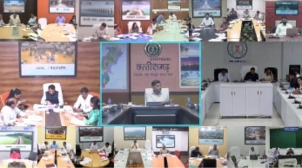 महत्वपूर्ण मुद्दों पर मुख्य सचिव की जिलाधिकारियो और संभागायुक्तों के साथ बैठक