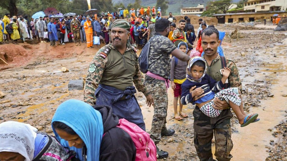 वायनाड में राहव व बचाव प्रयास तेज, उन्नत हल्के हेलीकॉप्टर व आईसीजी जहाज ‘अभिनव’ की तैनाती