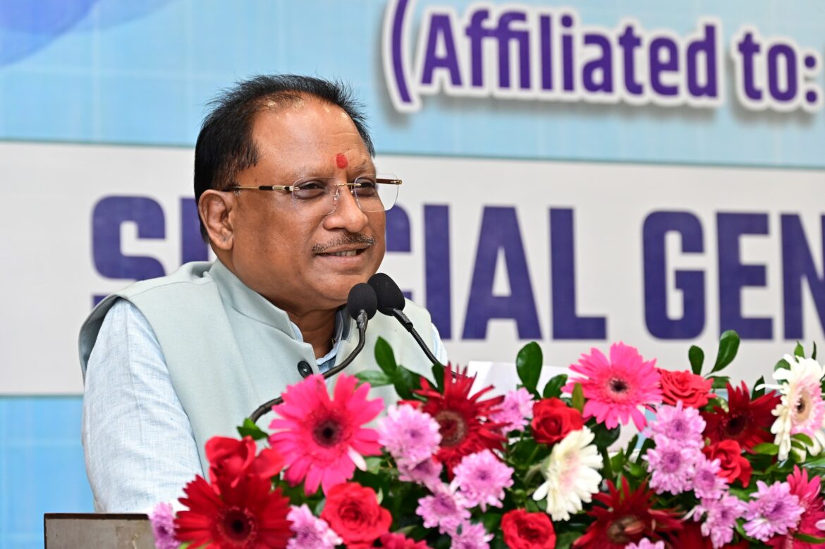 मुख्यमंत्री  विष्णु देव साय छत्तीसगढ़ ओलंपिक संघ के निर्विरोध अध्यक्ष बने