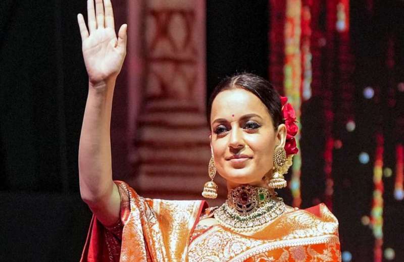 मीराबाई के महल में सुकून के पल बिताये कंगना रनौत ने