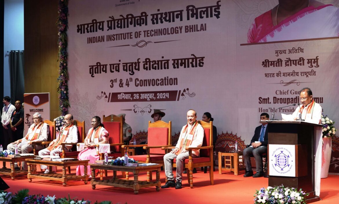 आईआईटियन्स ने वैश्विक स्तर पर बनाई अपनी विशेष पहचान- राष्ट्रपति श्रीमती द्रौपदी मुर्मु