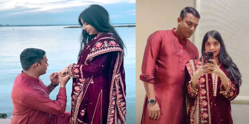 पाकिस्तानी क्रिकेटर रजा हसन ने पूजा बोमन के साथ की सगाई