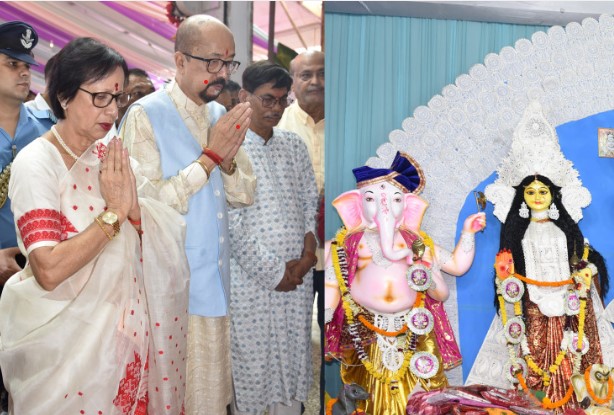 राज्यपाल डेका बंगाली समाज के दुर्गा पूजा उत्सव में शामिल हुए