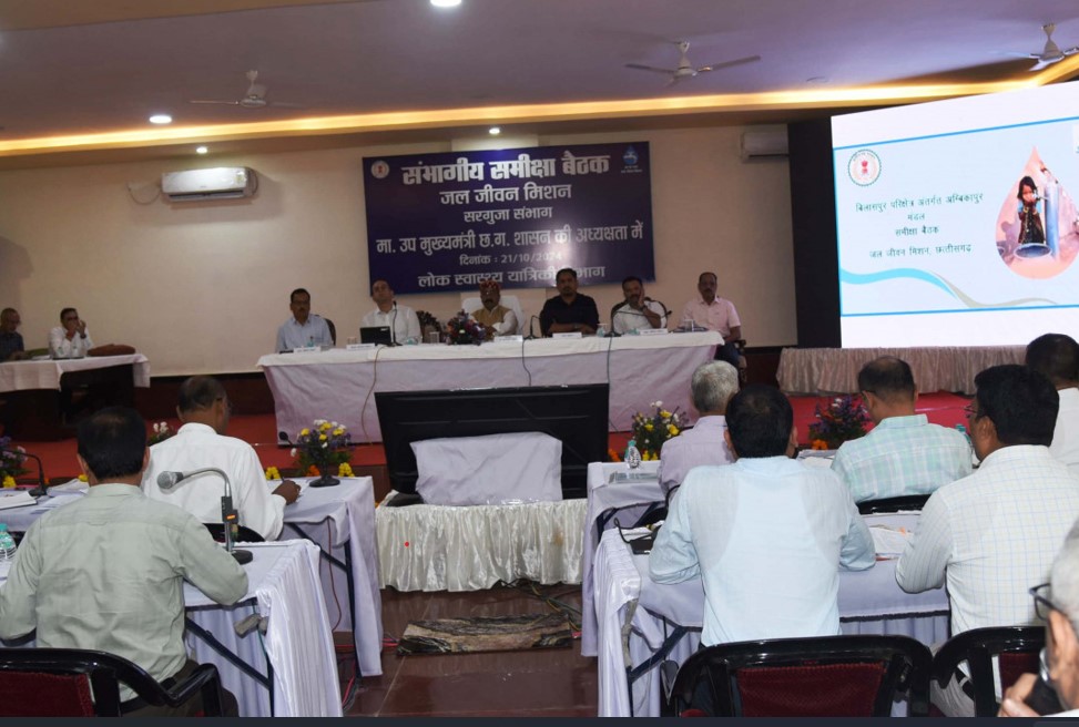 मिशन मोड पर हो जल जीवन मिशन के काम, नल जल की हर योजना पर बारिकी से काम करें – श्री अरुण साव