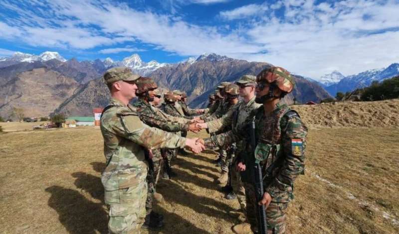 भारत-अमेरिकी सेनाओं के बीच संयुक्त सैन्य अभ्यास ‘वज्र प्रहार’ अमरीका में