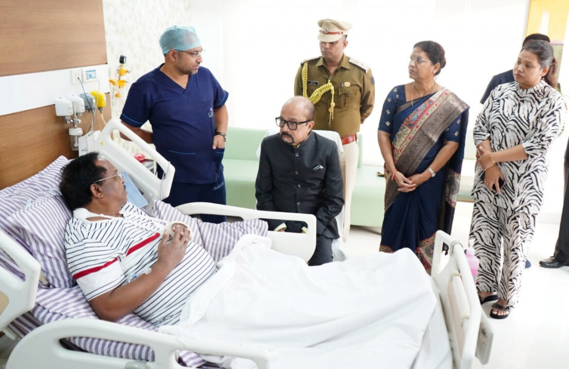 राज्यपाल डेका ने केबिनेट मंत्री नेताम का हालचाल जाना