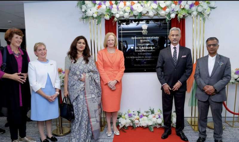 ब्रिस्बेन में खुला नया भारतीय वाणिज्य दूतावास, विदेशमंत्री जयशंकर ने किया उद्घाटन