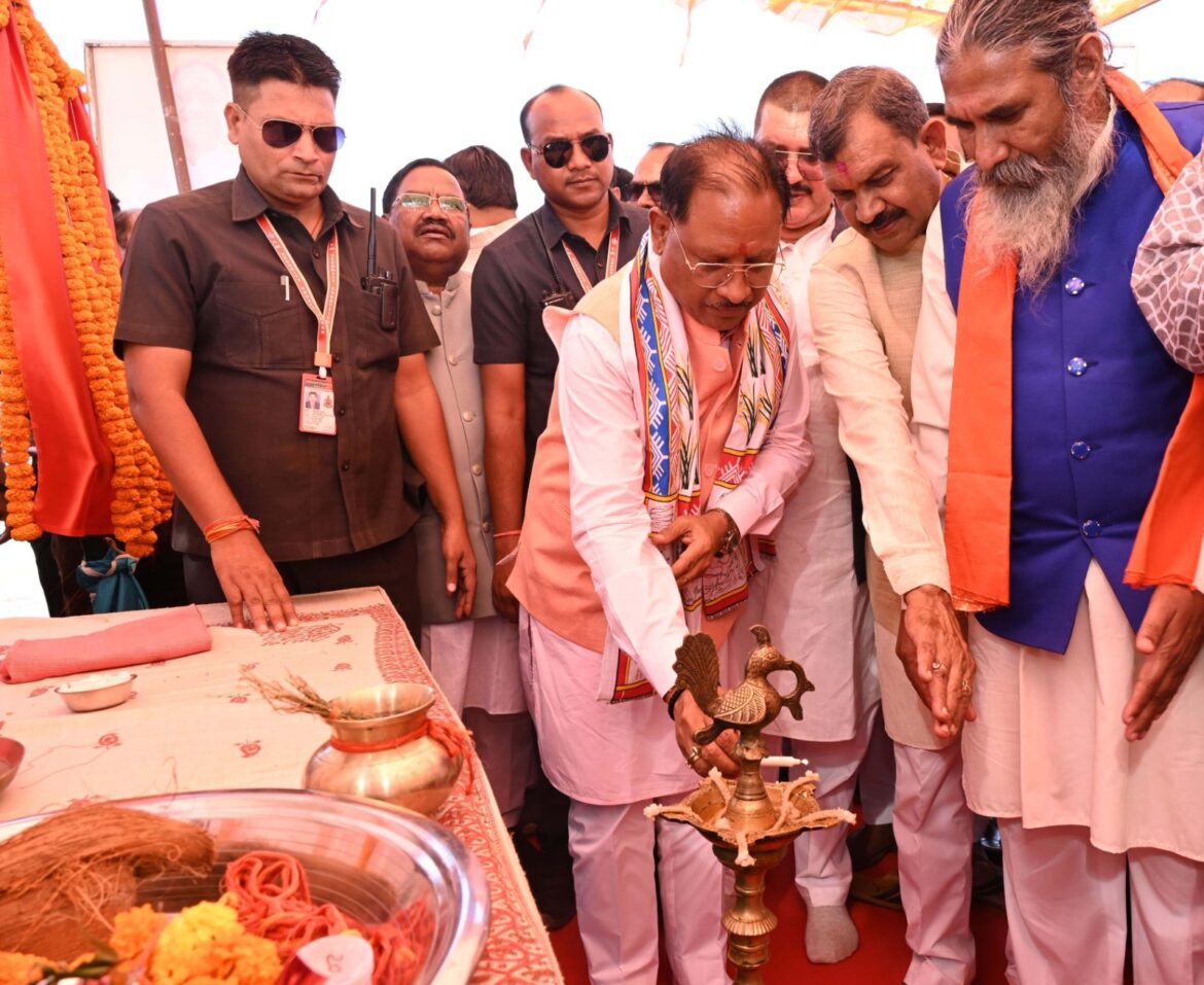 मुख्यमंत्री श्री विष्णु देव साय ने प्रदेशव्यापी धान खरीदी महापर्व का किया शुभारंभ