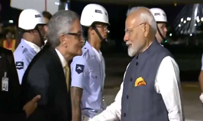 ब्राजील के रियो डी जेनेरियो पहुंचे प्रधानमंत्री मोदी, जी-20 सम्मेलन में शामिल होंगे