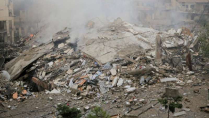 इस्राइल का बेरूत पर हवाई हमला, आठ मंजिला इमारत ध्वस्त