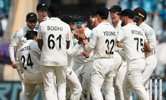 न्यूजीलैंड की टीम पहले टेस्ट में हार के साथ ही डब्लयूटीसी की रेस से बाहर हुई