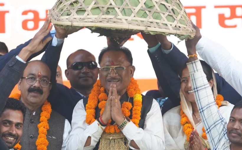 मुख्यमंत्री साय ने मुख्यमंत्री अन्न कोष योजना का किया शुभारंभ