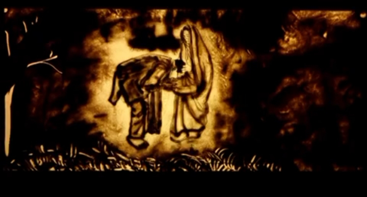 सैंड आर्ट के माध्यम से दिखी विष्णु सरकार के सुशासन और विकास की झलक