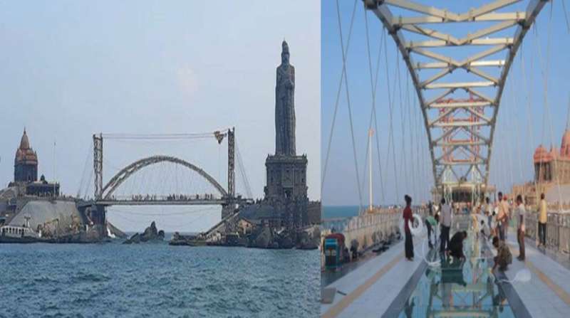 कन्याकुमारी में बना देश का पहला कांच का पुल, 37 करोड़ की लागत से तैयार