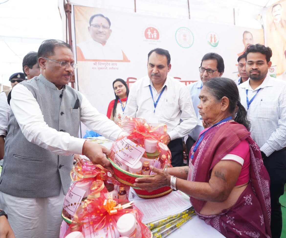 डबल इंजन की सरकार बनने से केन्द्र सरकार से छत्तीसगढ़ को मिल रहा भरपूर समर्थन : मुख्यमंत्री श्री विष्णु देव साय