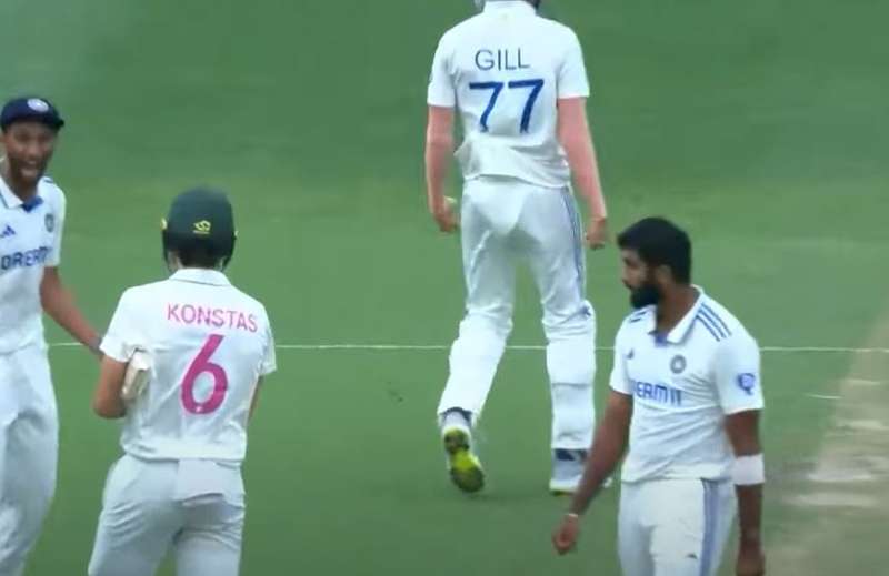 सिडनी टेस्ट में बुमराह और कोनस्टास के बीच गर्मा-गर्मी, बुमराह ने दिया करारा जवाब