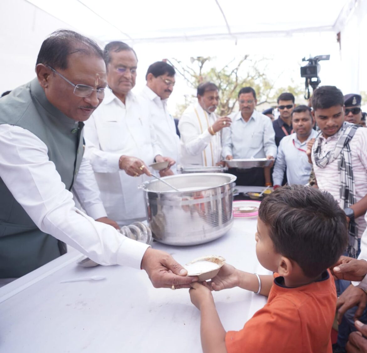 मुख्यमंत्री विष्णु देव साय गिरौदपुरी मेला में हुए शामिल