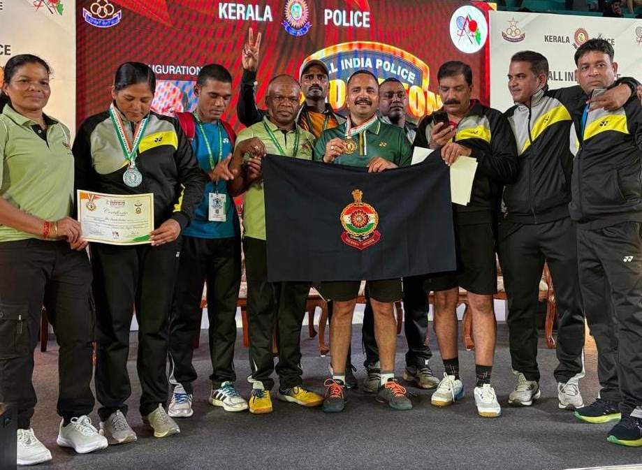 अखिल भारतीय पुलिस बैडमिंटन मिक्सड डबल्स में छत्तीसगढ़ का परचम लहराया