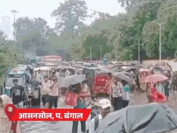 बिहार के नालंदा जिले में कई निचले इलाकों में बाढ़ की स्थिति