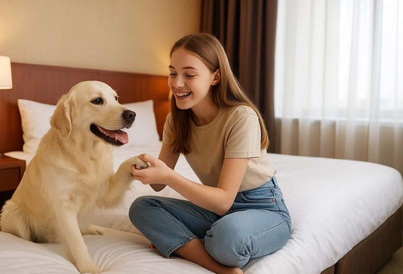 चीन में एक होटल में रुम से साथ अब डॉगी बनेगा पार्टनर