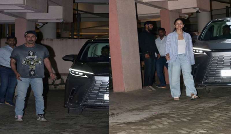 फिर साथ दिखे रणबीर और आलिया, भंसाली के ऑफिस के बाहर हुए स्पॉट