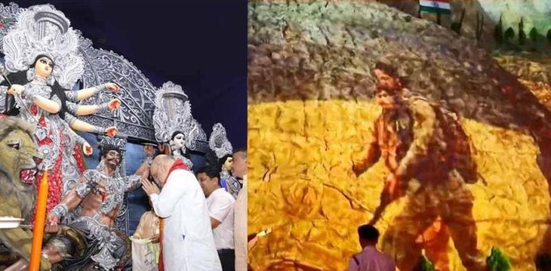 पूजा पंडाल आयोजकों ने लगाया ऑपरेशन सिंदूर के लाइट शो को रोकने का आरोप