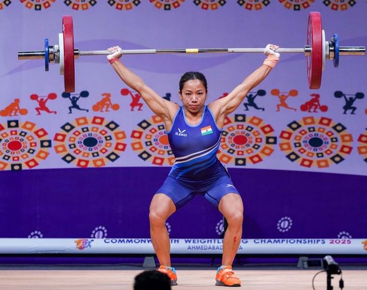 चानू को राष्ट्रमंडल भारोत्तोलन में स्वर्ण