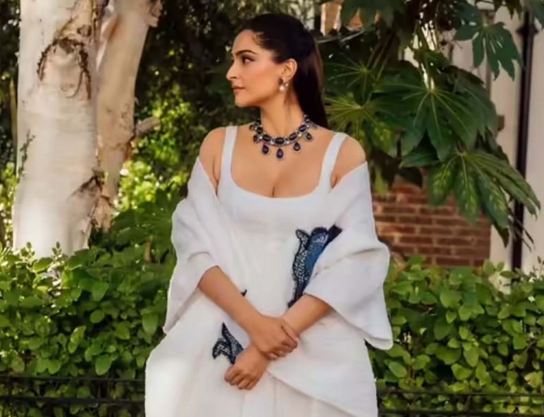सोनम कपूर ने इंडो-वेस्टर्न लुक से मचा दिया तहलका