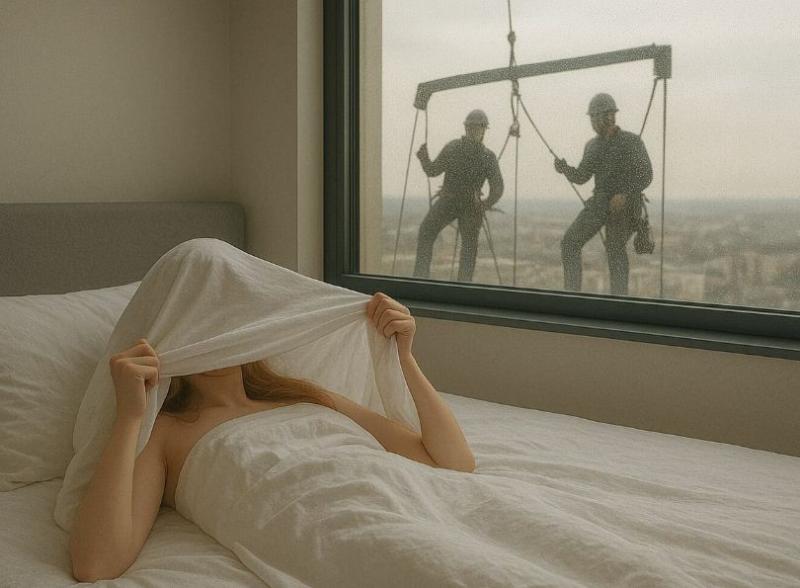 बेडरूम में निर्वस्त्र सो रही थी महिला, बाहर खिड़की साफ कर रहे थे मजदूर, फिर मचा हड़कंप