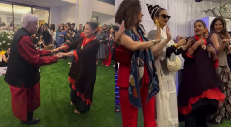 बर्थडे पार्टी बनी स्टारस्टड म्यूज़िकल नाइट, जब शबाना-रेखा-माधुरी संग जावेद अख्तर ने मचाया धमाल