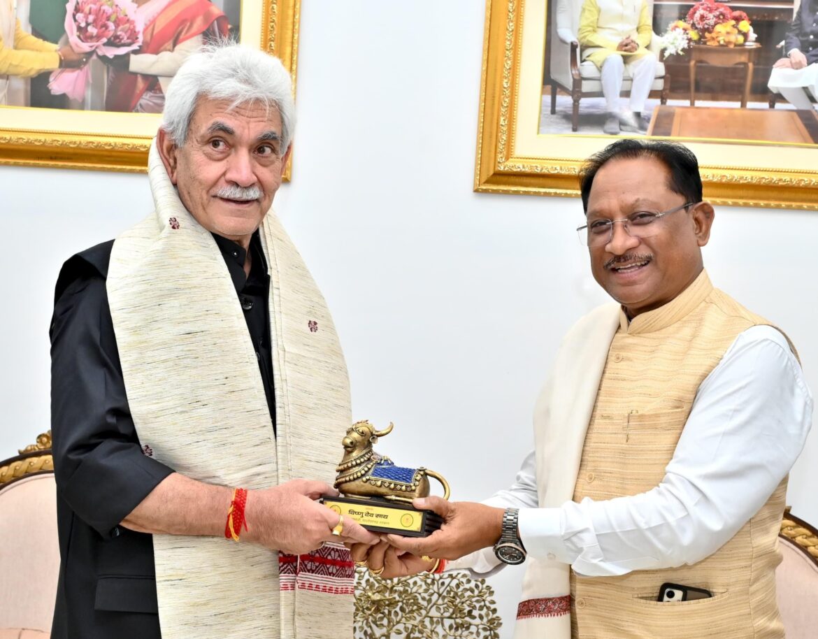 मुख्यमंत्री से इंदिरा कला संगीत विश्वविद्यालय की कुलपति डॉ. लवली शर्मा ने की सौजन्य मुलाकात