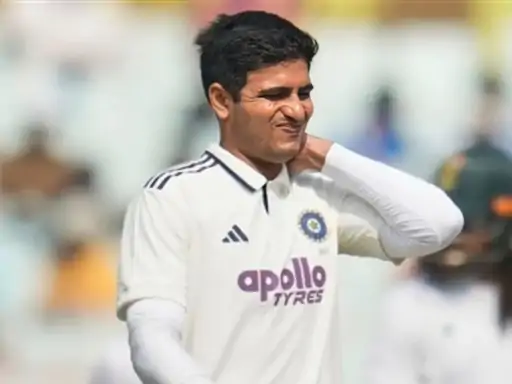 टीम इंडिया के कप्तान शुभमन गिल साउथ अफ्रीका के खिलाफ गुवाहाटी में होने वाले दूसरे टेस्ट मैच से बाहर हो सकते