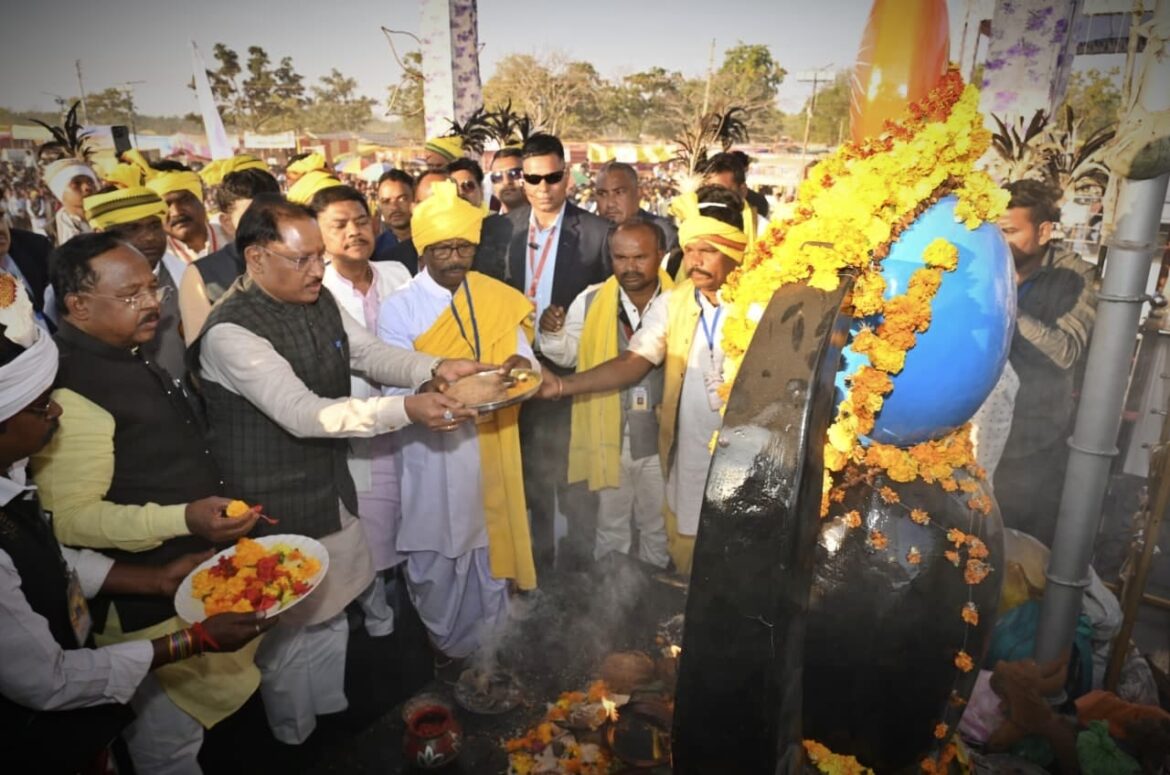 राष्ट्र व समाज के नव निर्माण में आदिवासी समाज के अमर शहीदों एवं महापुरूषों का अद्वितीय योगदान: मुख्यमंत्री  साय