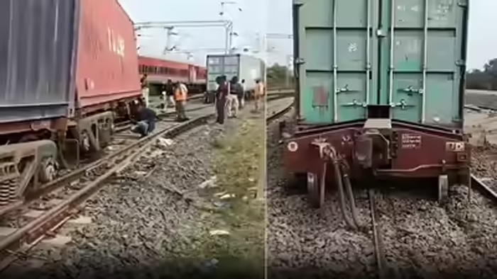 पटरी टूटने से हुआ हादसा, दो हिस्सों में बंटी मालगाड़ी; रेलवे की विशेषज्ञों की टीम रवाना