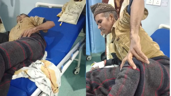 दूषित पानी से बीमार मरीज तड़पता रहा, बीमा अस्पताल का वीडियो सामने आया