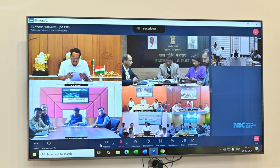 राज्य सरकार जल संरक्षण को जनआंदोलन का स्वरूप देने के लिए प्रतिबद्ध – मुख्यमंत्री श्री साय