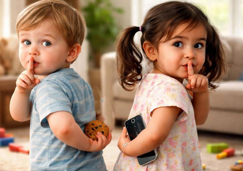 बच्चे बोलने-चलने से पहले ही दिखाने लगते हैं चालाकियां