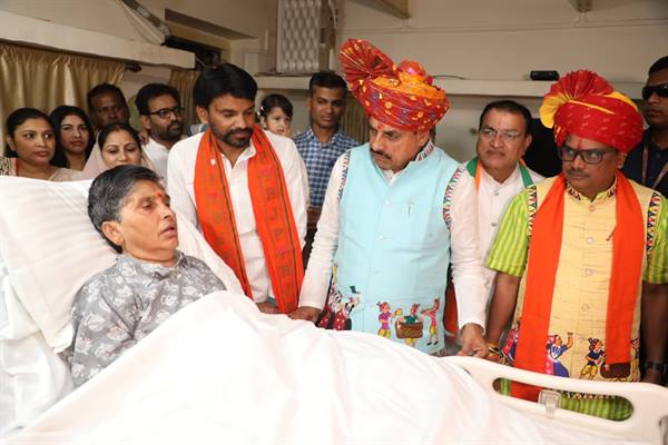 मुख्यमंत्री डॉ. यादव ने पूर्व विधायक श्रीमती सुलोचना रावत के स्वास्थ्य का जाना हालचाल