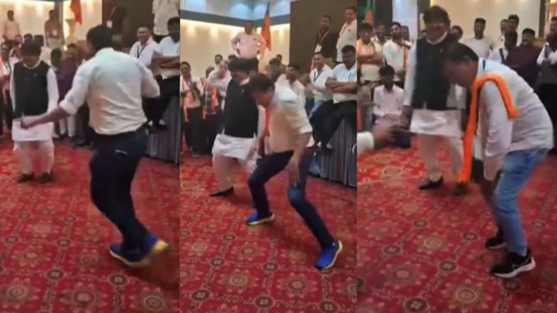 प्रशिक्षण के बाद जश्न में डूबे BJP नेता, कांग्रेस ने उठाए सवाल