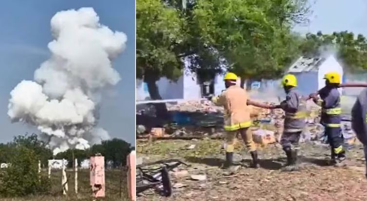 पटाखा फैक्ट्री में खौफनाक धमाका, 18 मौतों से दहला पूरा इलाका