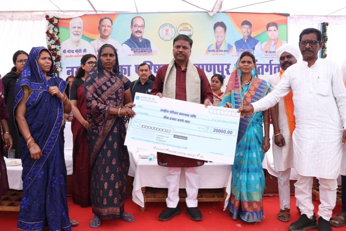 राज्य सरकार बस्तर सहित पूरे प्रदेश के समग्र विकास के लिए प्रतिबद्ध -वन मंत्री केदार कश्यप