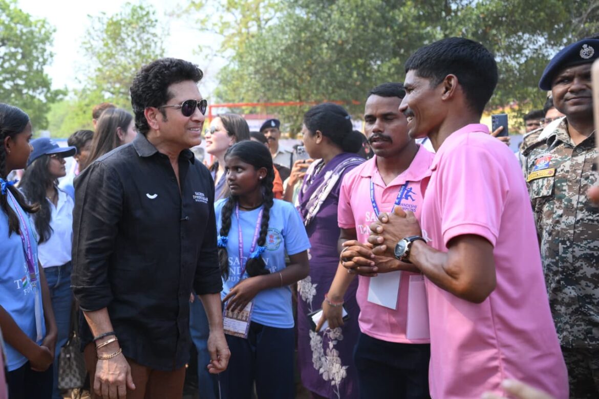 सचिन तेंदुलकर का बस्तर आगमन बदलते बस्तर की सशक्त पहचान : मुख्यमंत्री श्री विष्णुदेव साय