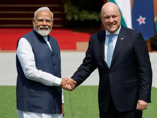 भारत और न्यूजीलैंड के बीच कल (सोमवार, 27 अप्रैल) फ्री ट्रेड एग्रीमेंट (FTA) साइन होगा