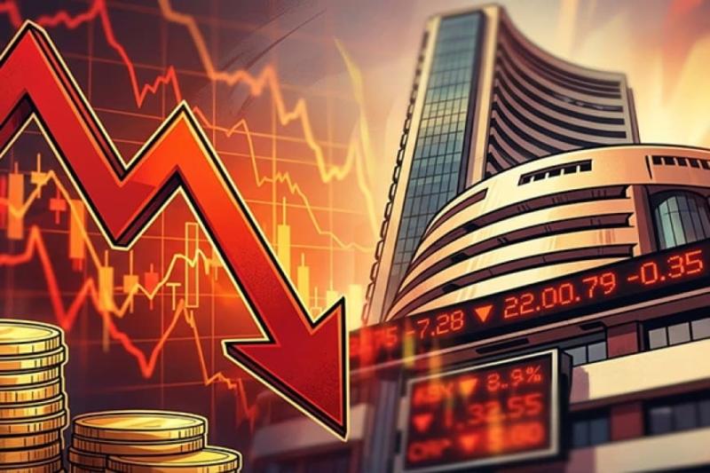 शेयर बाजार में भूचाल, सेंसेक्स-निफ्टी दोनों लुढ़के