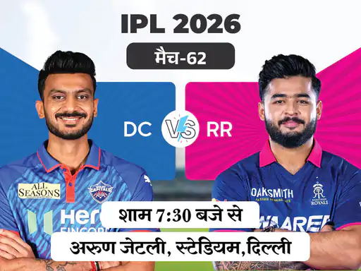 IPL 2026 में रविवार के दूसरे मुकाबले में दिल्ली कैपिटल्स और राजस्थान रॉयल्स आमने-सामने होंगी