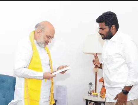 तमिलनाडु BJP के पूर्व प्रदेश अध्यक्ष के अन्नामलाई ने शुक्रवार को नई पार्टी बनाने का ऐलान किया